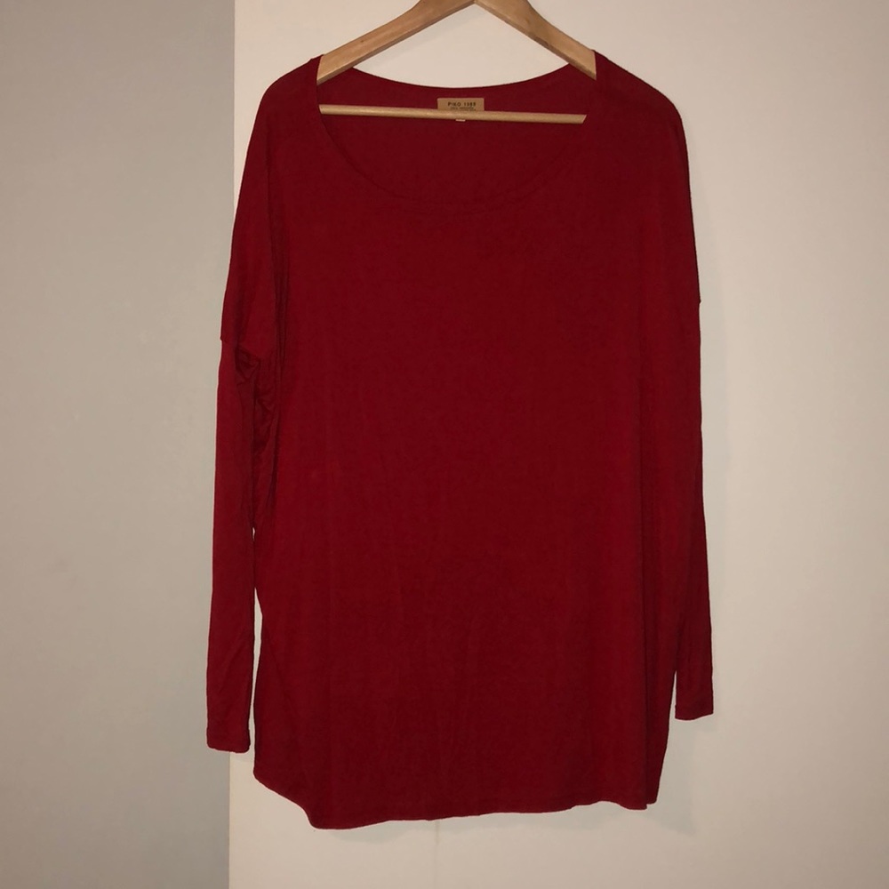 Long sleeve piko shirt